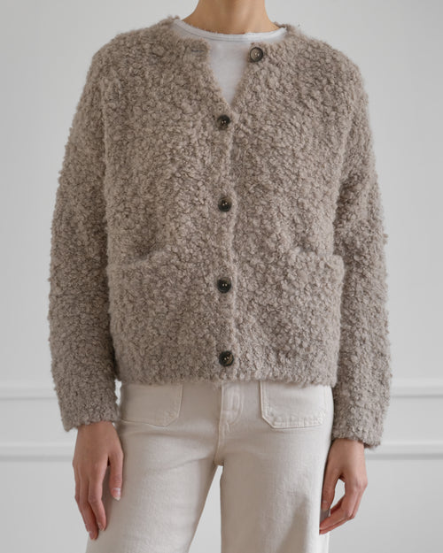 Luna Boucle Cardigan
