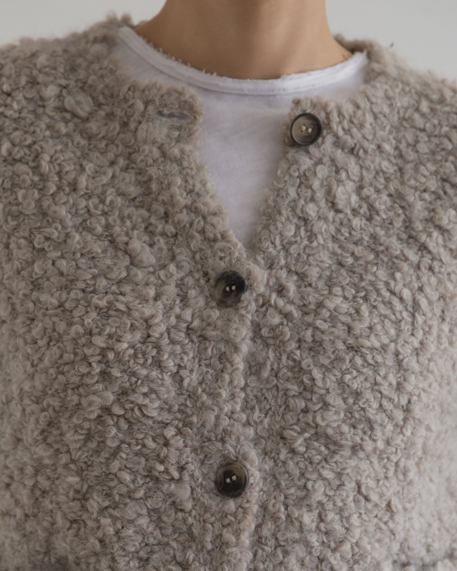 Luna Boucle Cardigan – Latierra